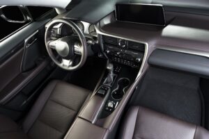 Car interior dashboard