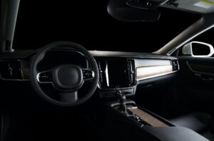Car interior dashboard