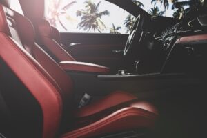 Modern car interior